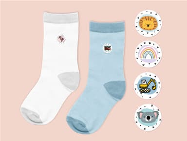 Runde Bügeletiketten