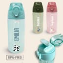 Trinkflasche mit Namen Thema