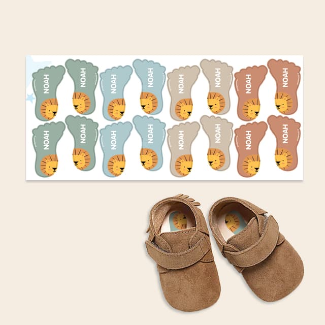 Personalisierte Schuh-Etiketten