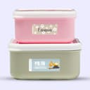 Kleine Namensaufkleber