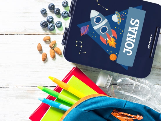 Brotdose mit Name Thema