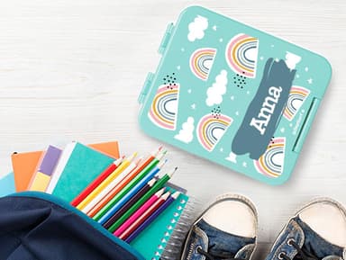 Brotdose mit Name Thema