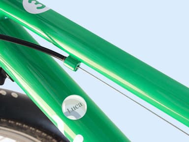 Runde Doming Design Aufkleber