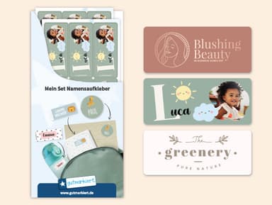Personalisierte Sticker