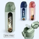 Trinkflasche mit Name - Real World