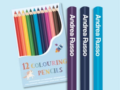 Personalisierte Buntstifte