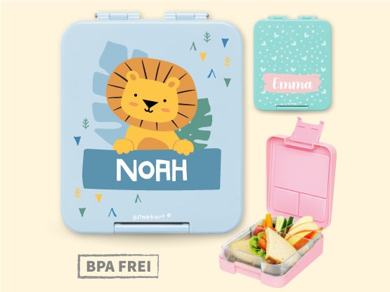 Brotdose mit Name Thema