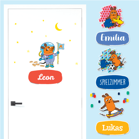 Die Maus Türaufkleber