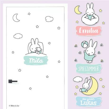 Miffy Türaufkleber