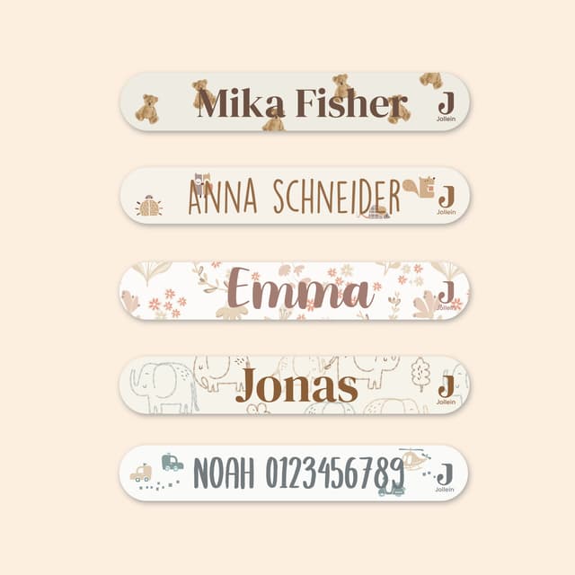 Mini Namensaufkleber - Jollein