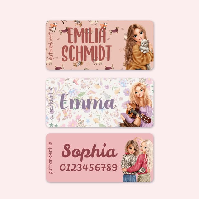 TOPModel Textilaufkleber