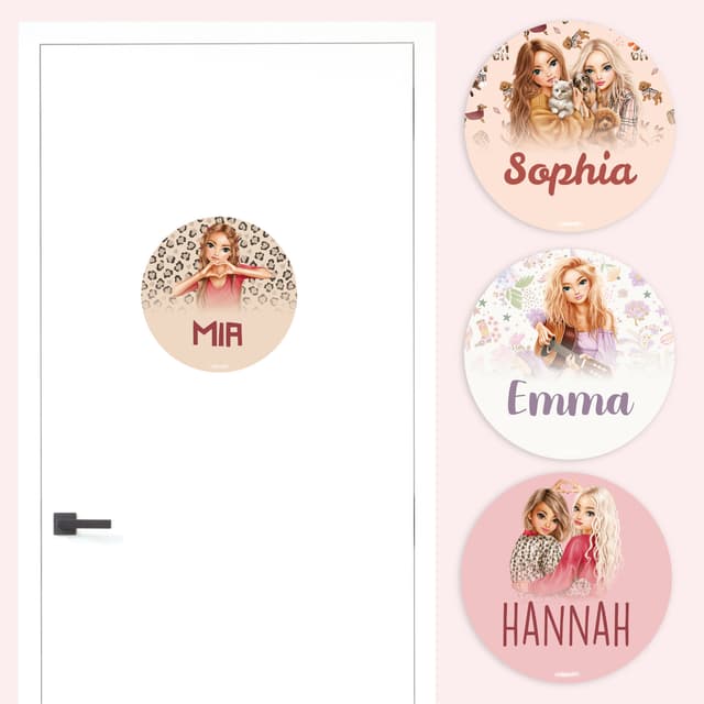 TOPModel Türaufkleber