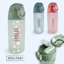 Trinkflasche mit Namen Design